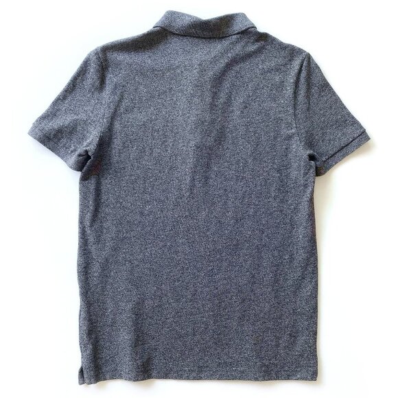 Lacoste Mens Slim Fit L.12.12 Piqué Polo Shirt Size M / 4 Short Sleeve Dark Gray - Picture 5 of 11